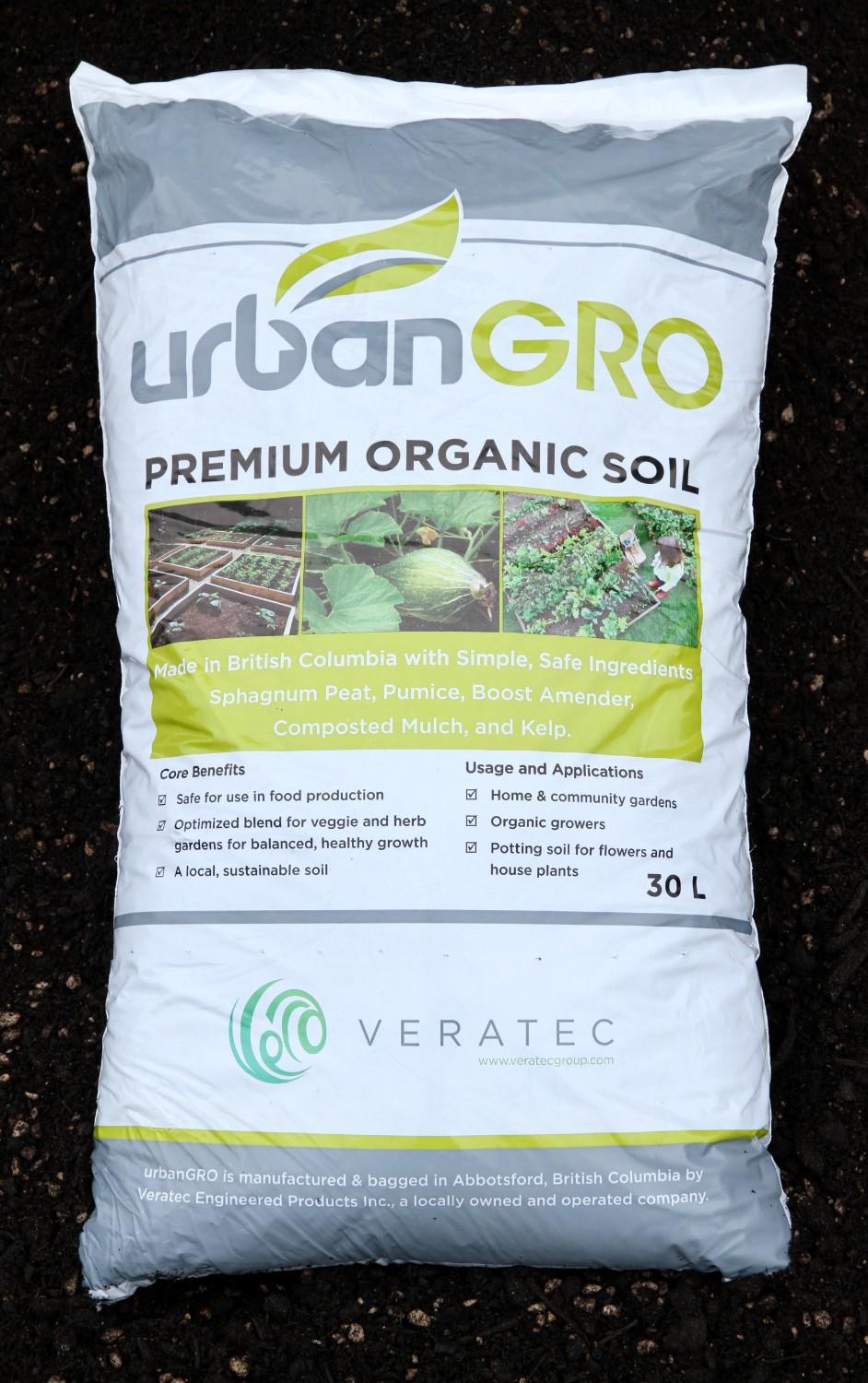 Veratec urbanGRO premium organic soil